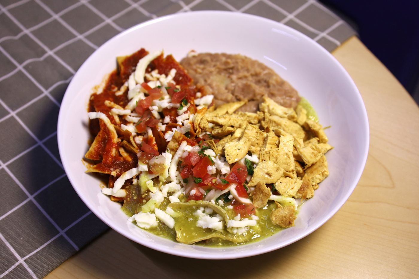 Chilaquiles, referencia de desayuno Blueberry